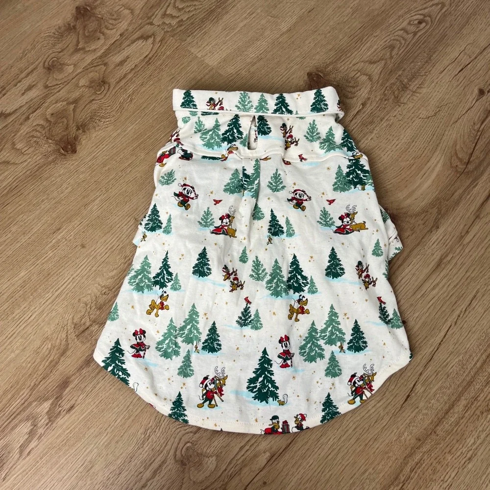 Disney Mickey Mouse‎ Christmas Tree Pajamas PJs Dog Clothes Large