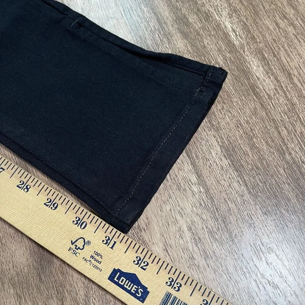NWT Everlane The Way High Split Hem Black Wash Denim Skinny Jeans Womens Size 25