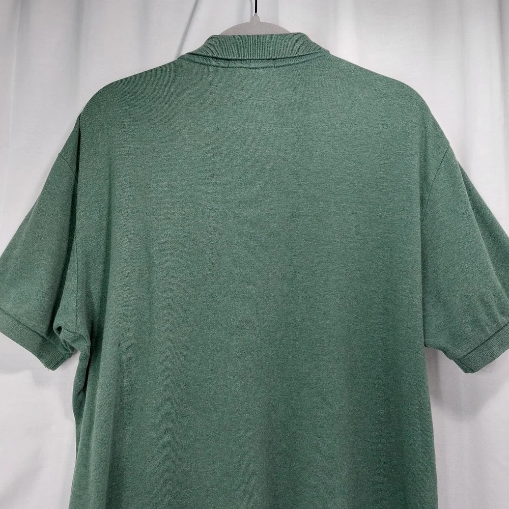 Polo Ralph Lauren Men's Adult Size L Cotton Short Sleeve Heather Green‎