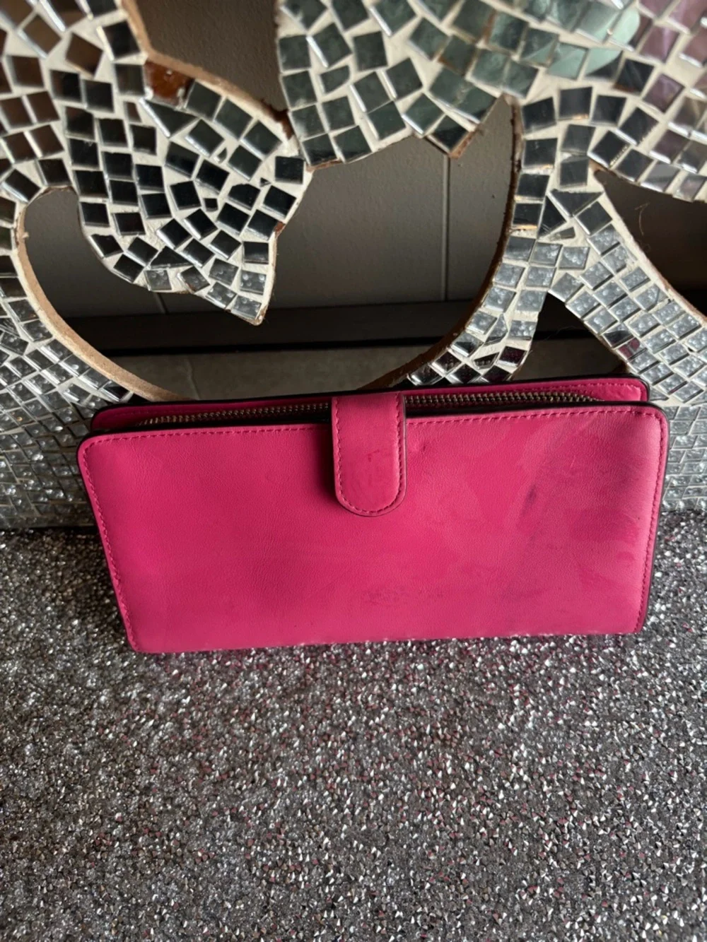 💕Coach‎ Women's Pink Leather Wallet