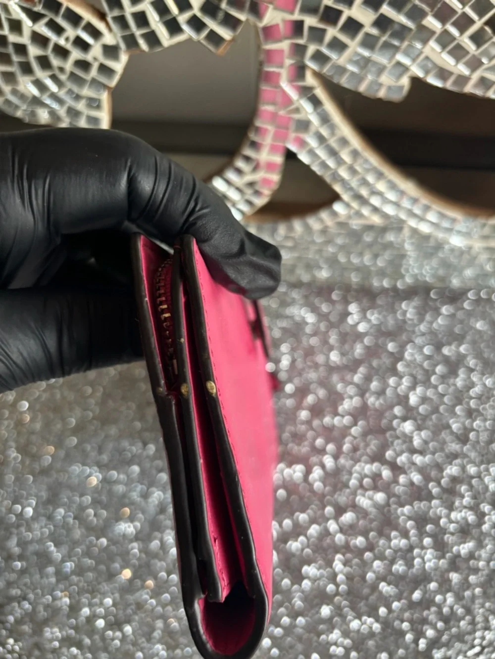 💕Coach‎ Women's Pink Leather Wallet