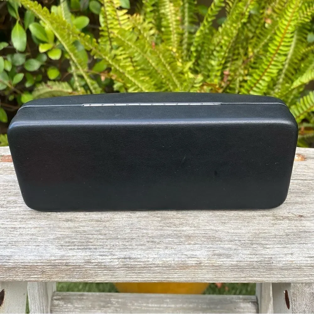 Ted Baker Black Rectangle Sunglasses Case. Unisex EUC!