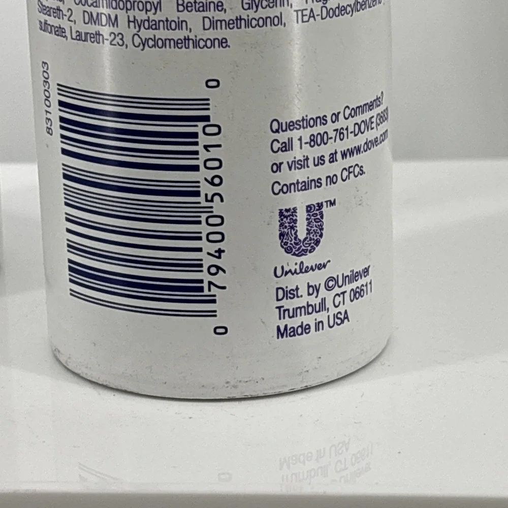2 Dove Body & Lift Volumizing Mousse 7 oz Hair Styling Foam For Fine Limp Hair