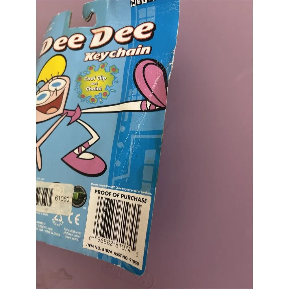 Dexter's Laboratory Dee Dee Cartoon Network Talking Keychain Working Talks