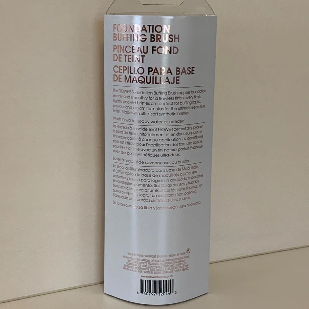 Flower foundation buffing