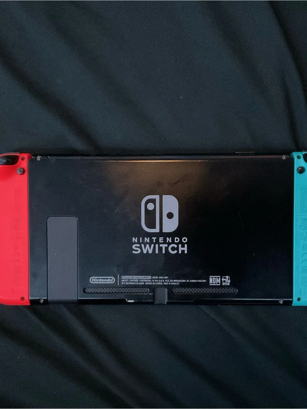 Nintendo Switch bundle with Neon Blue & Neon Red Joy‑Con