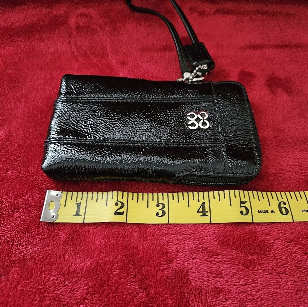 Coach black patent