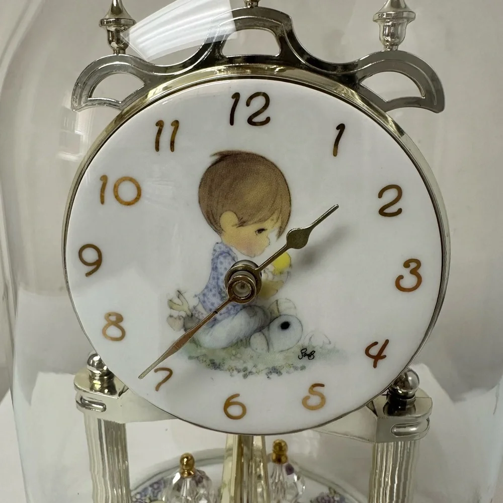 Precious Moments Clock “ I Believe in Miracles”