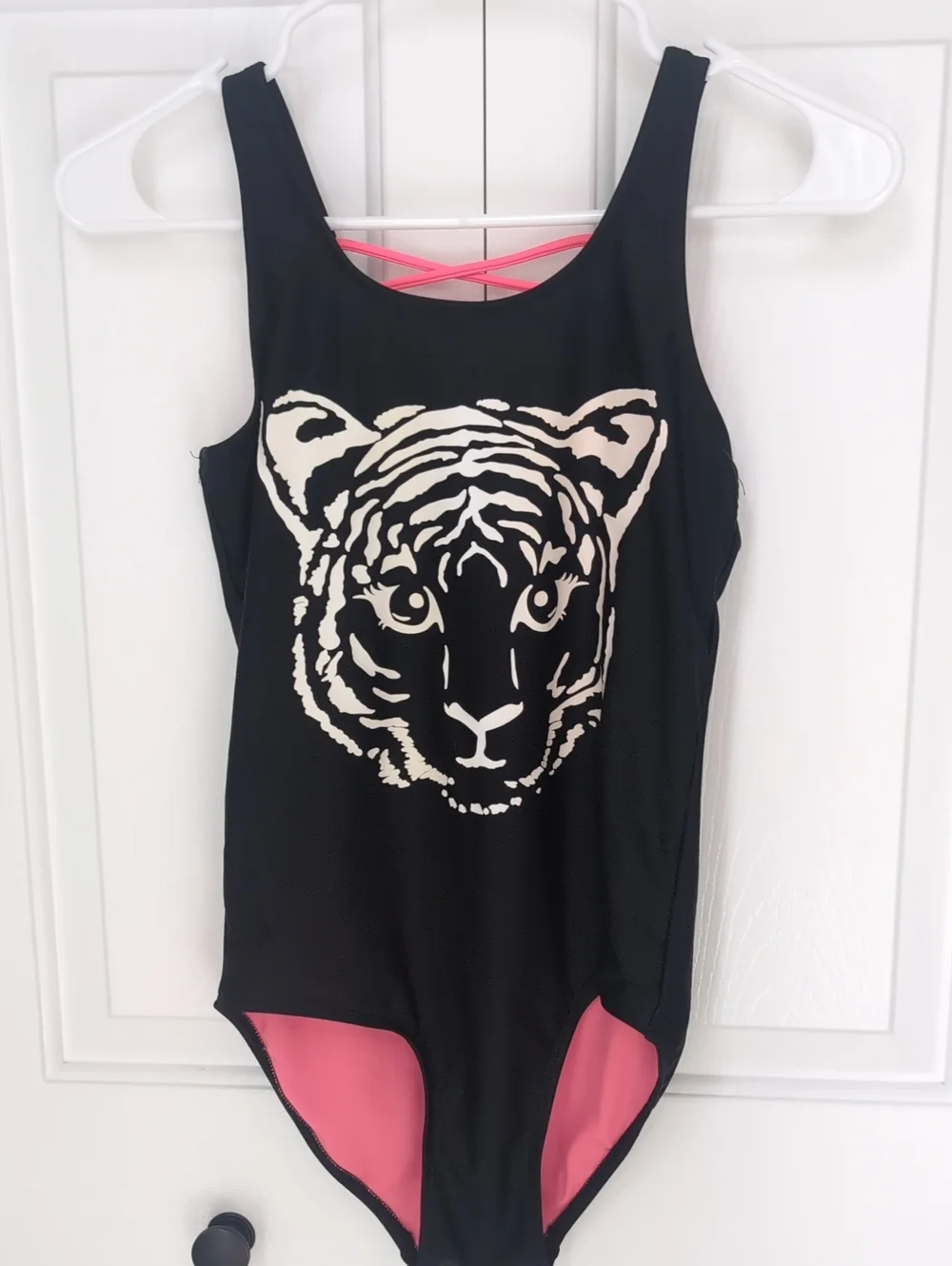 Justice Color Changing Tiger UPF 50+ One Piece Swimsuit