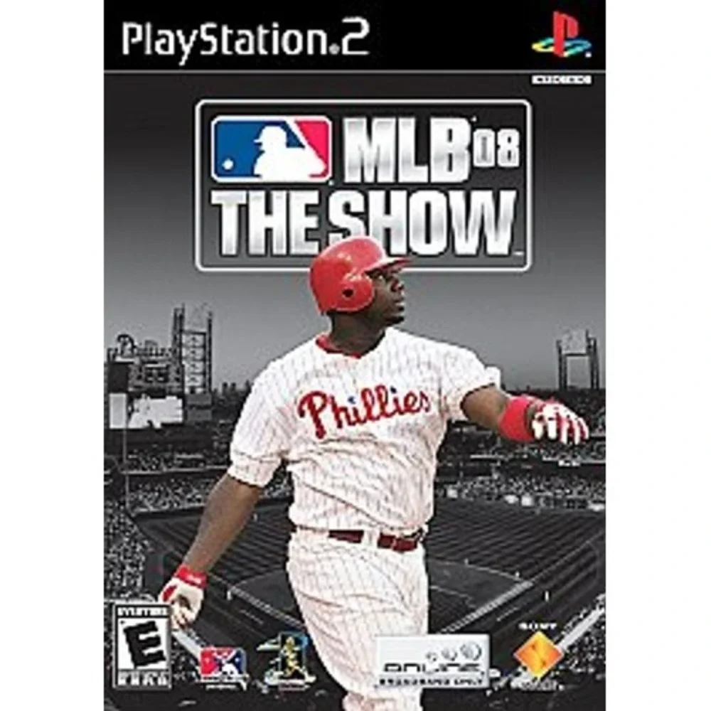 MLB 08 The Show Sony PlayStation 2 PS2 Video Game Ryan Howard Baseball Sports