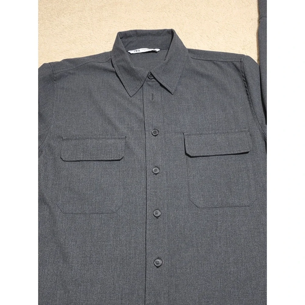 Zara men charcoal