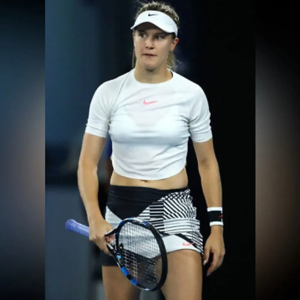 EUC Womens Medium NIKE Premier Power Spin Skirt Eugenie Bouchard 2017