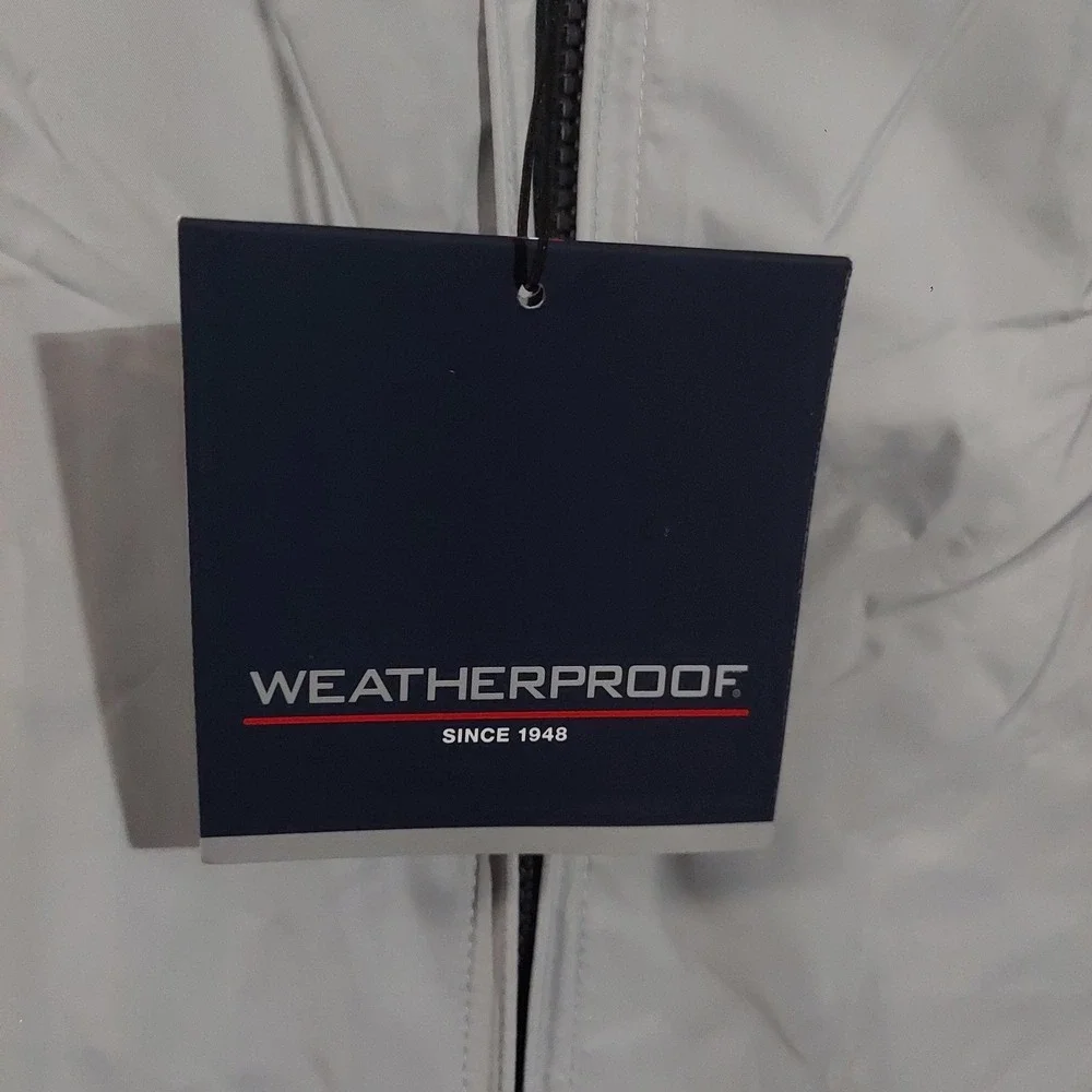 Weatherproof Regatta Jacket Mens XL Gray Windbreaker Water‎ Repellent Nautical