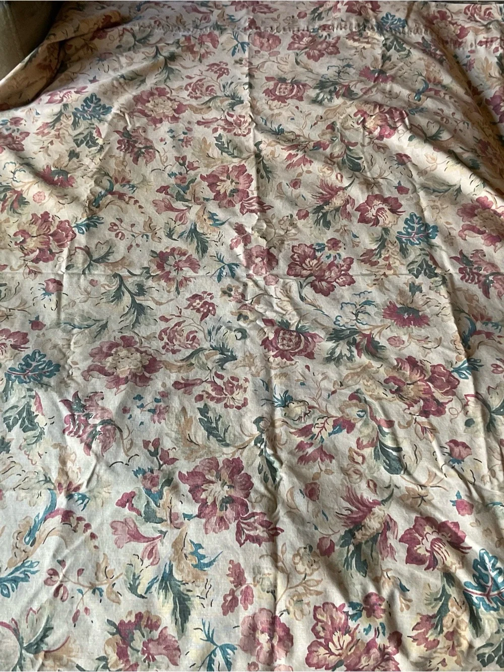 Ralph Lauren HIGHGATE WOODS Floral 2x Twin Flat Sheets - Vintage, Rare