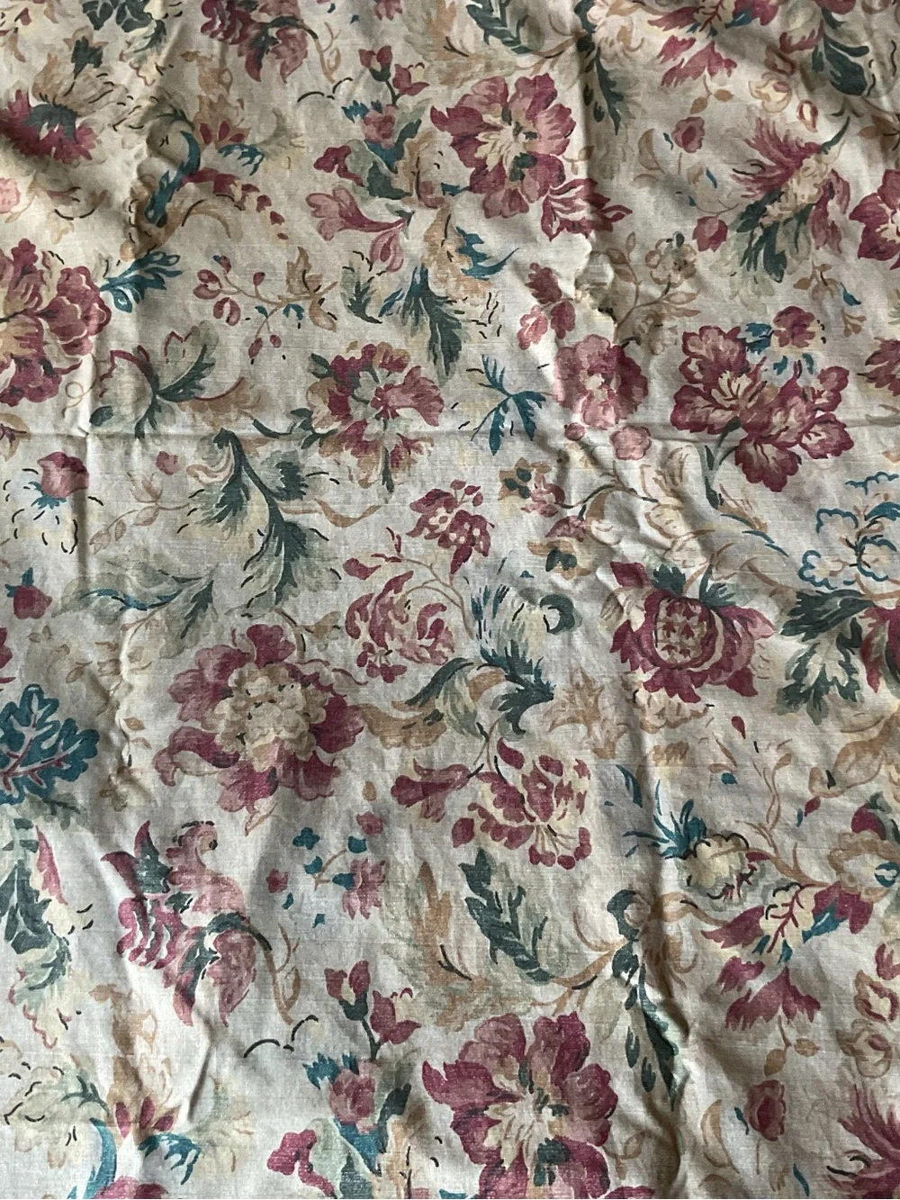 Ralph Lauren HIGHGATE WOODS Floral 2x Twin Flat Sheets - Vintage, Rare