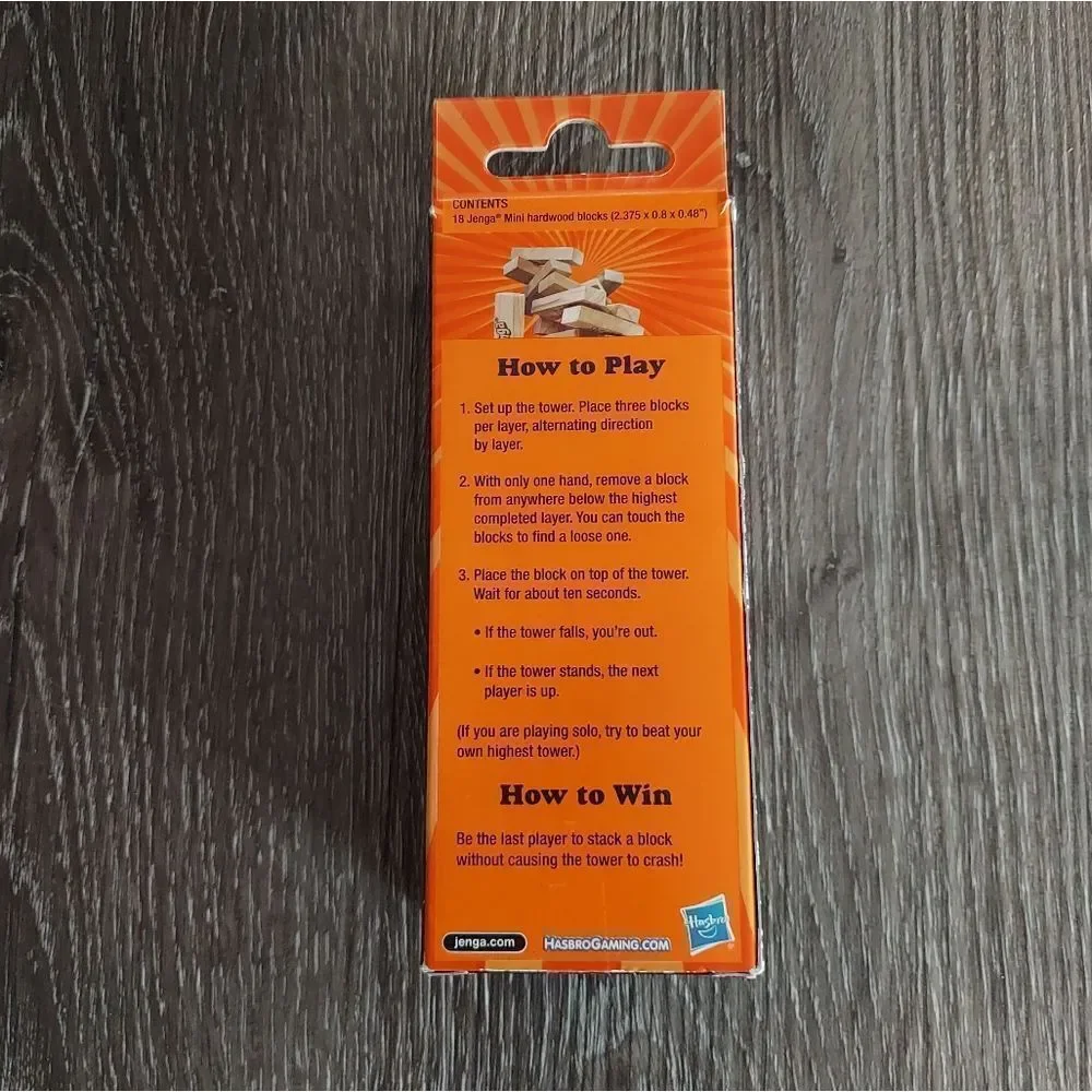 Hasbro jenga mini
