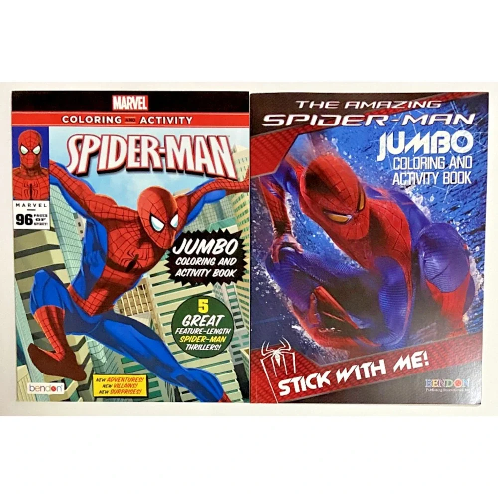 Marvel‎ - SPIDER-MAN - Jumbo Coloring And Activity Books