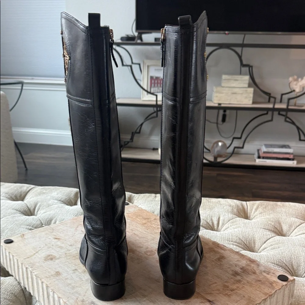 Tory Burch‎ Women’s 6 Black Leather Riding Boots