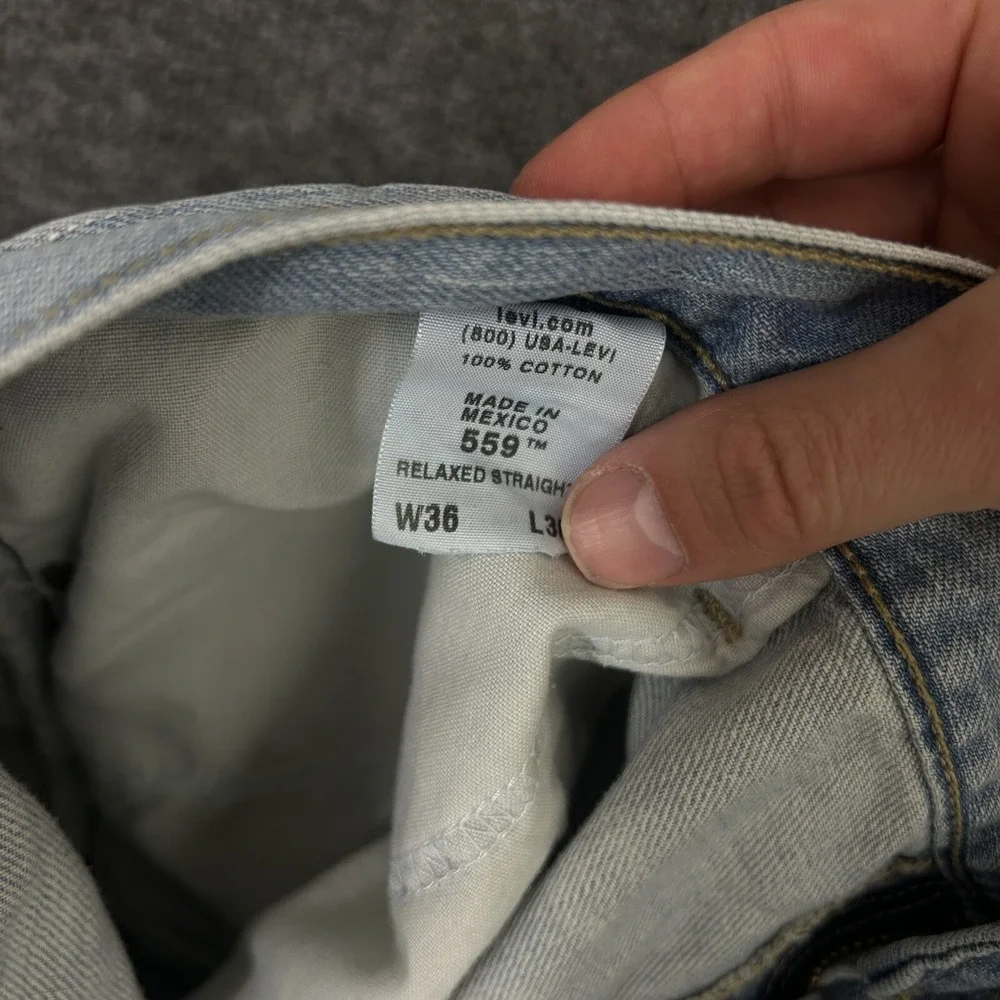 Levis measurements included
