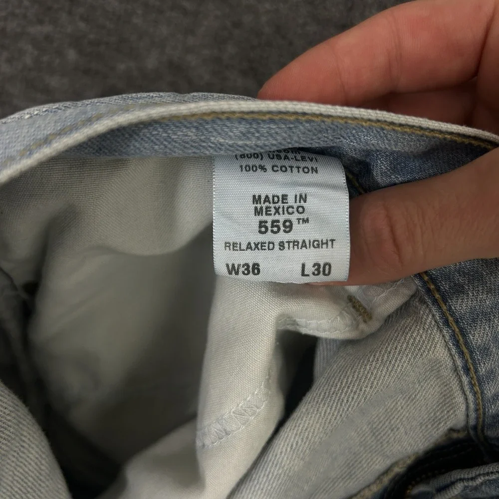 Levis measurements included