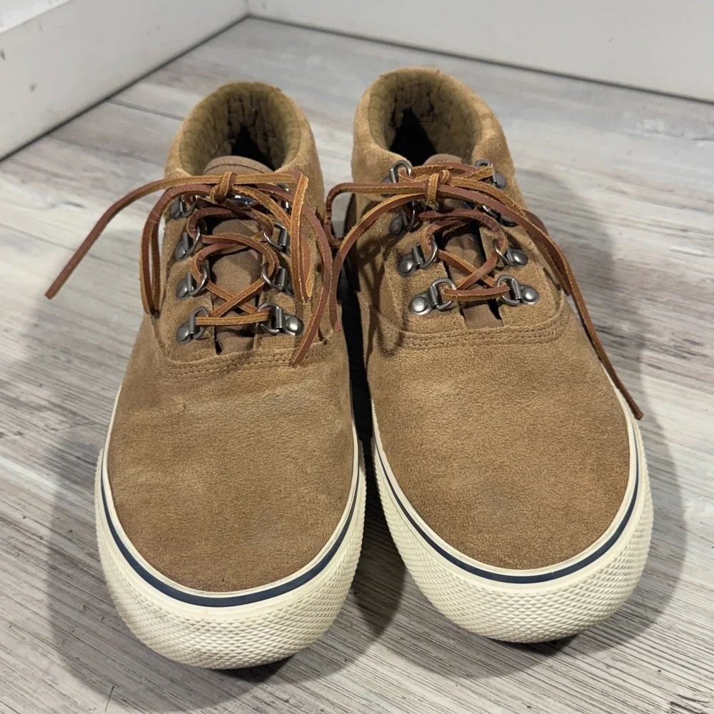 Sperry‎ Striper Storm Chukka Men's Sz 9 Waterproof, Suede Tan Boots, STS19888