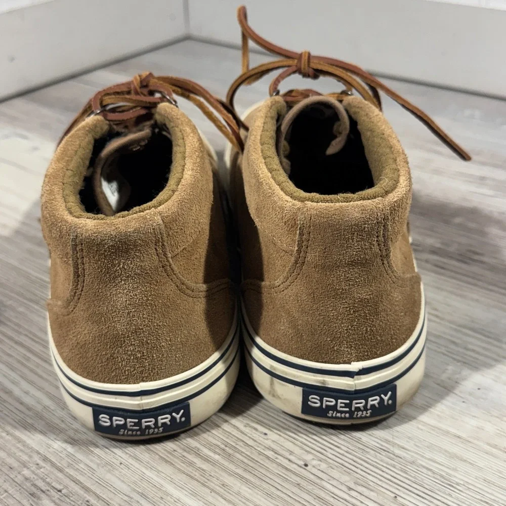 Sperry‎ Striper Storm Chukka Men's Sz 9 Waterproof, Suede Tan Boots, STS19888