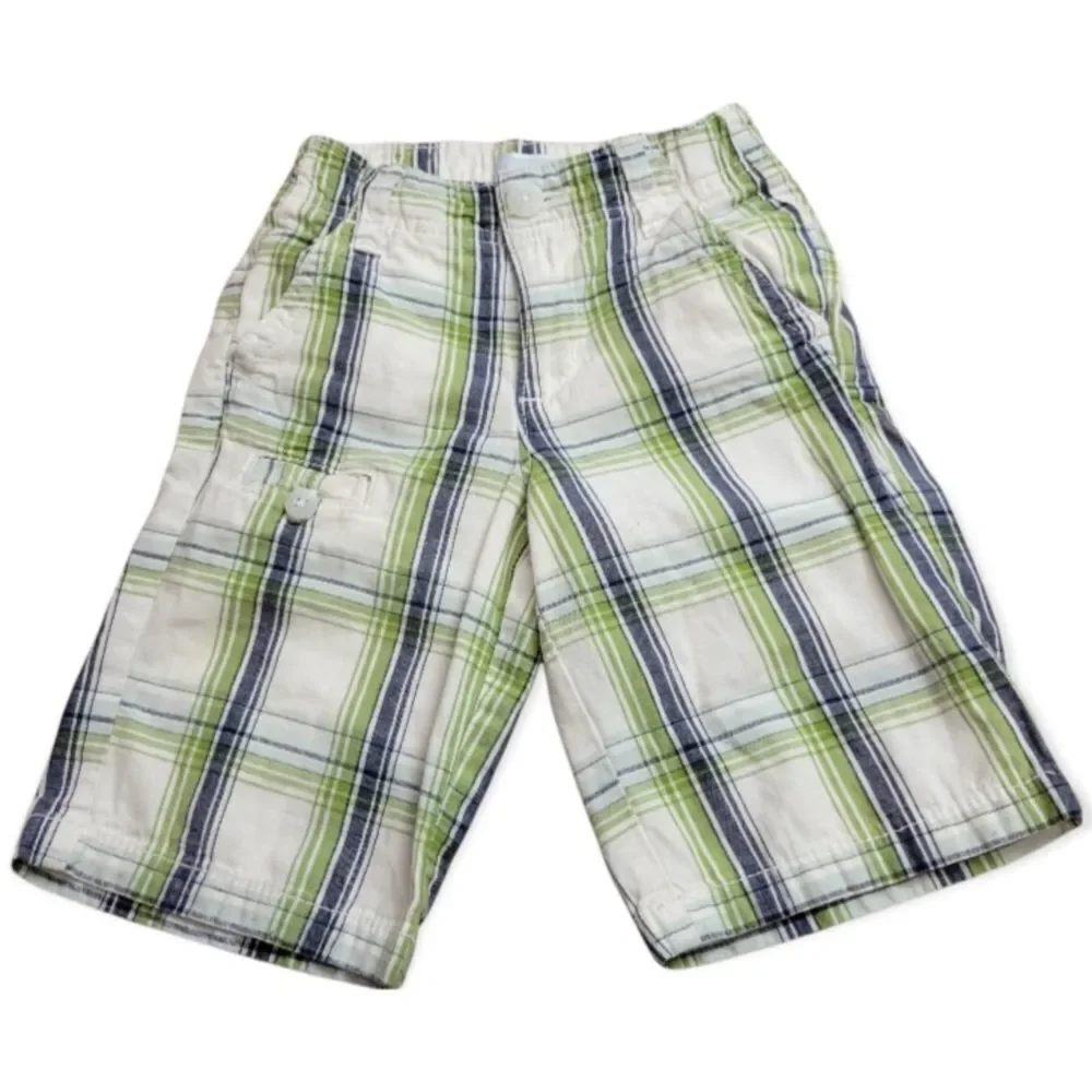 Old Navy plaid Bermuda shorts 3T