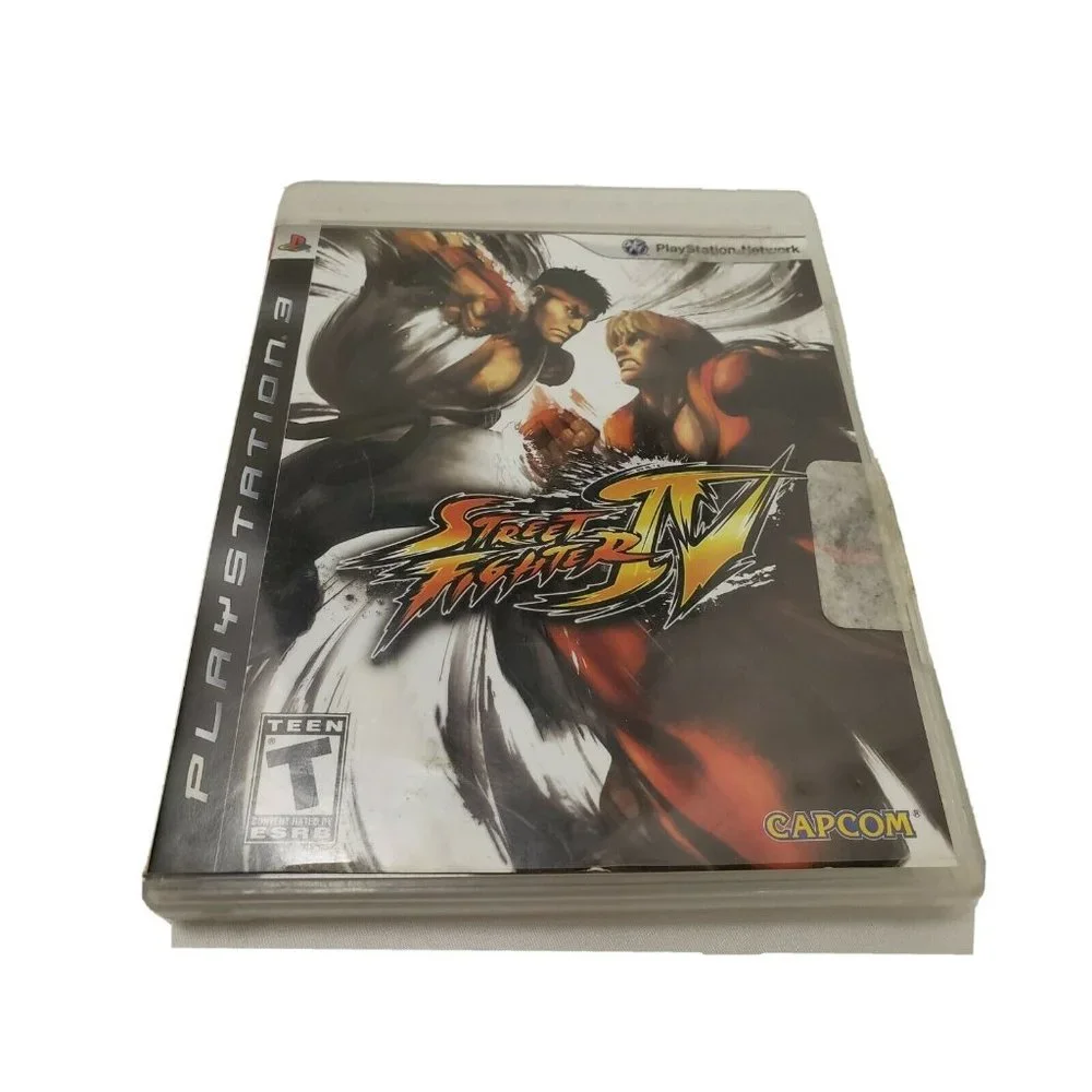 Street Fighter IV 4 (PlayStation 3 PS3 MINT Complete CIB Manual Black Label‎