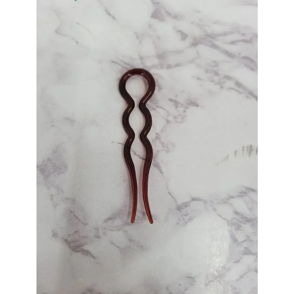 Wellmade Hairpins - Vintage Brown Wavy Bobby Pins Tilco