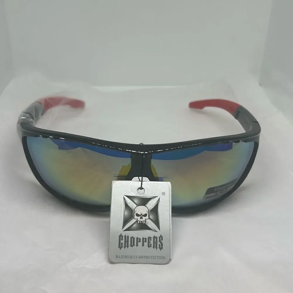 Choppers CP6768 Biker Sunglasses – UV400 Protection | Wrap Oval Design