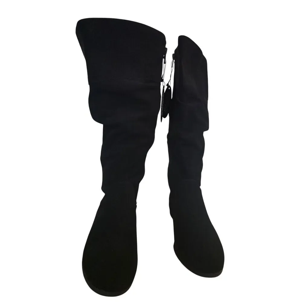 Style and Co Black 6.5 Wide Calf Boots, New