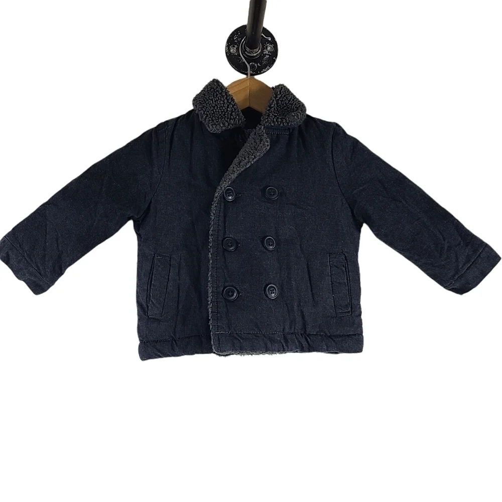 OshKosh‎ Grey Double Button Coat 18 Months