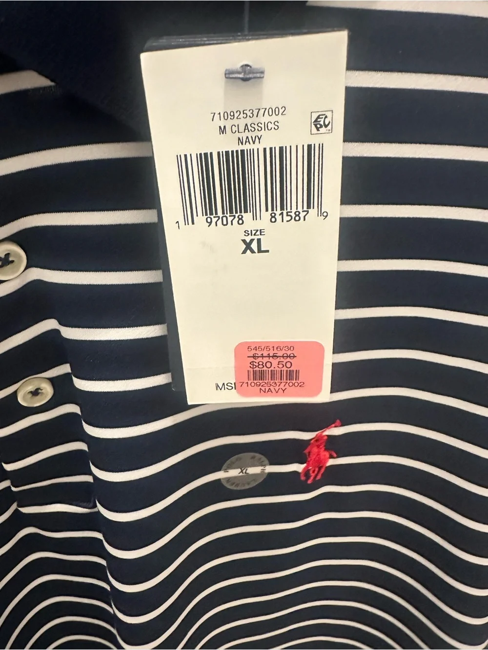 Polo Ralph Lauren striped navy