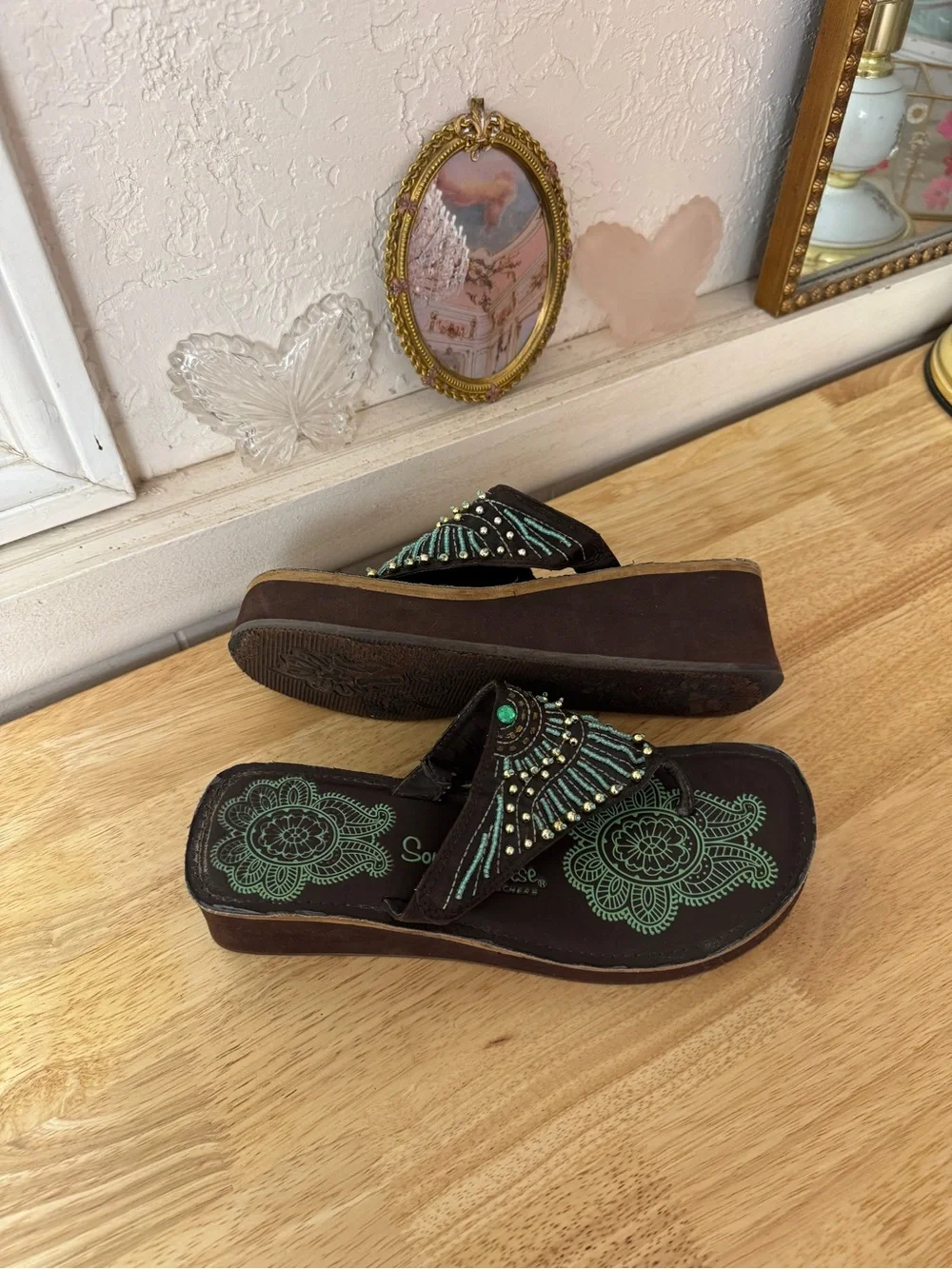 Skechers embellished platform