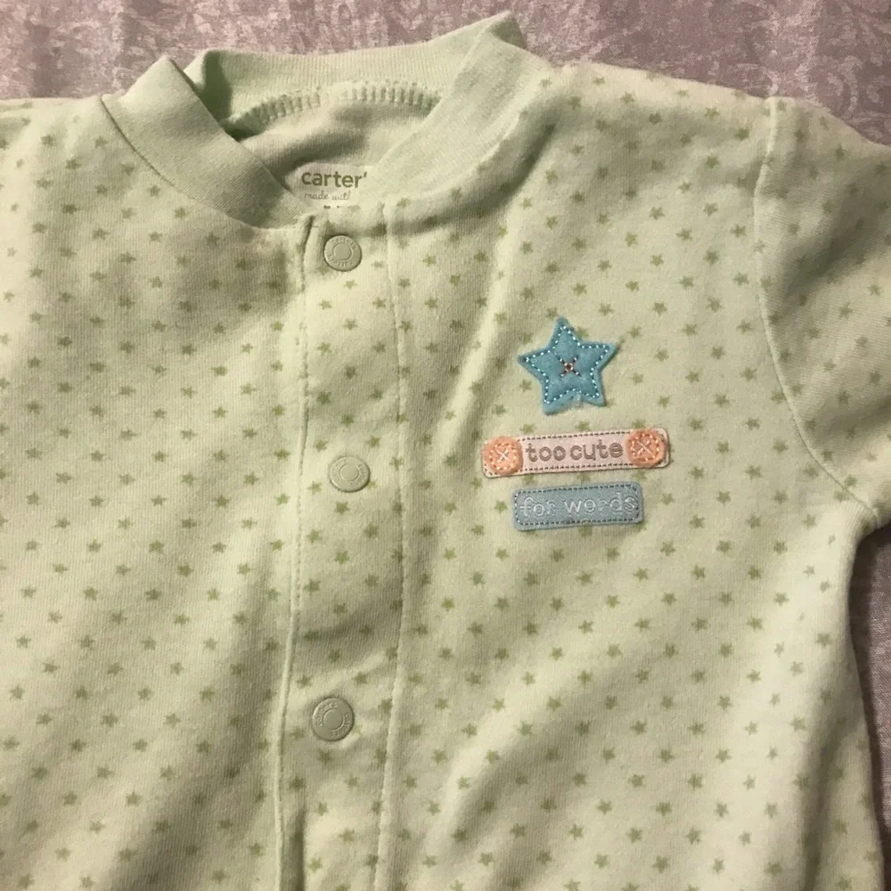 Carter’s Mint Green Infant Baby Sleep Sack 3 Months