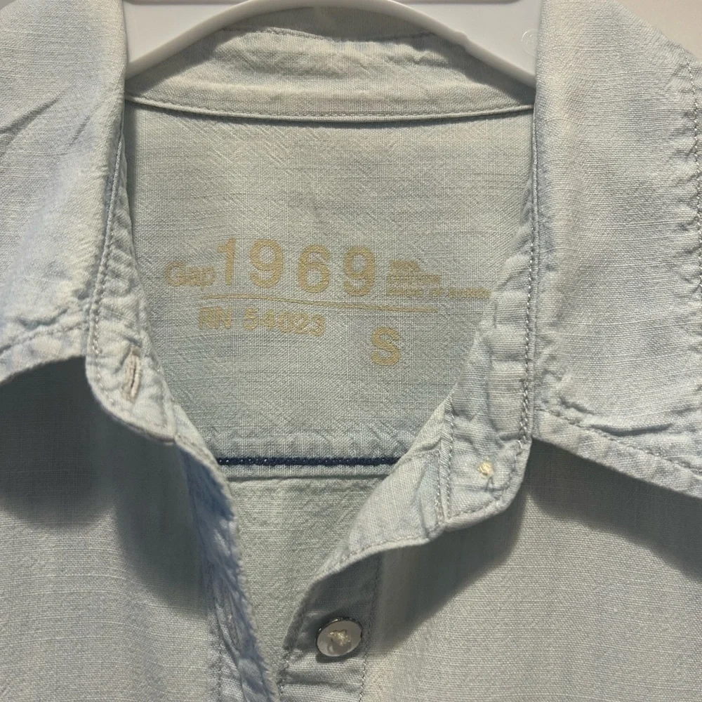 GAP Kids 1969 Denim Button Down Shirt