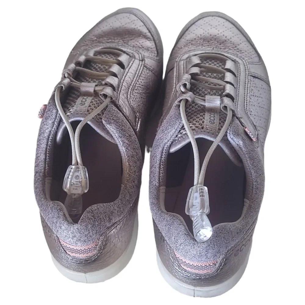ECCO Women's Sense Trainers Toggle Fashion Sneaker Warm Grey, Size 6
