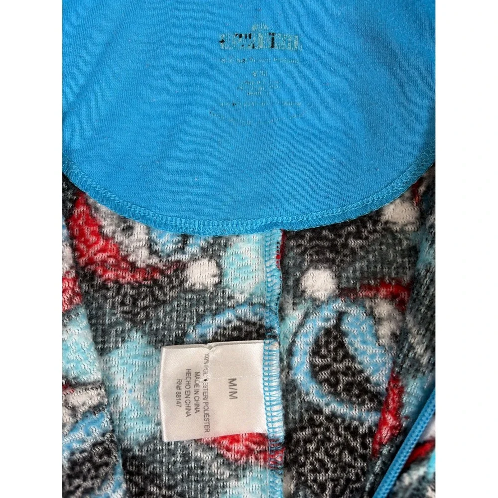 Sesame Street Cookie Monster Hooded One Piece Pajamas Suit Blue Plaid Medium