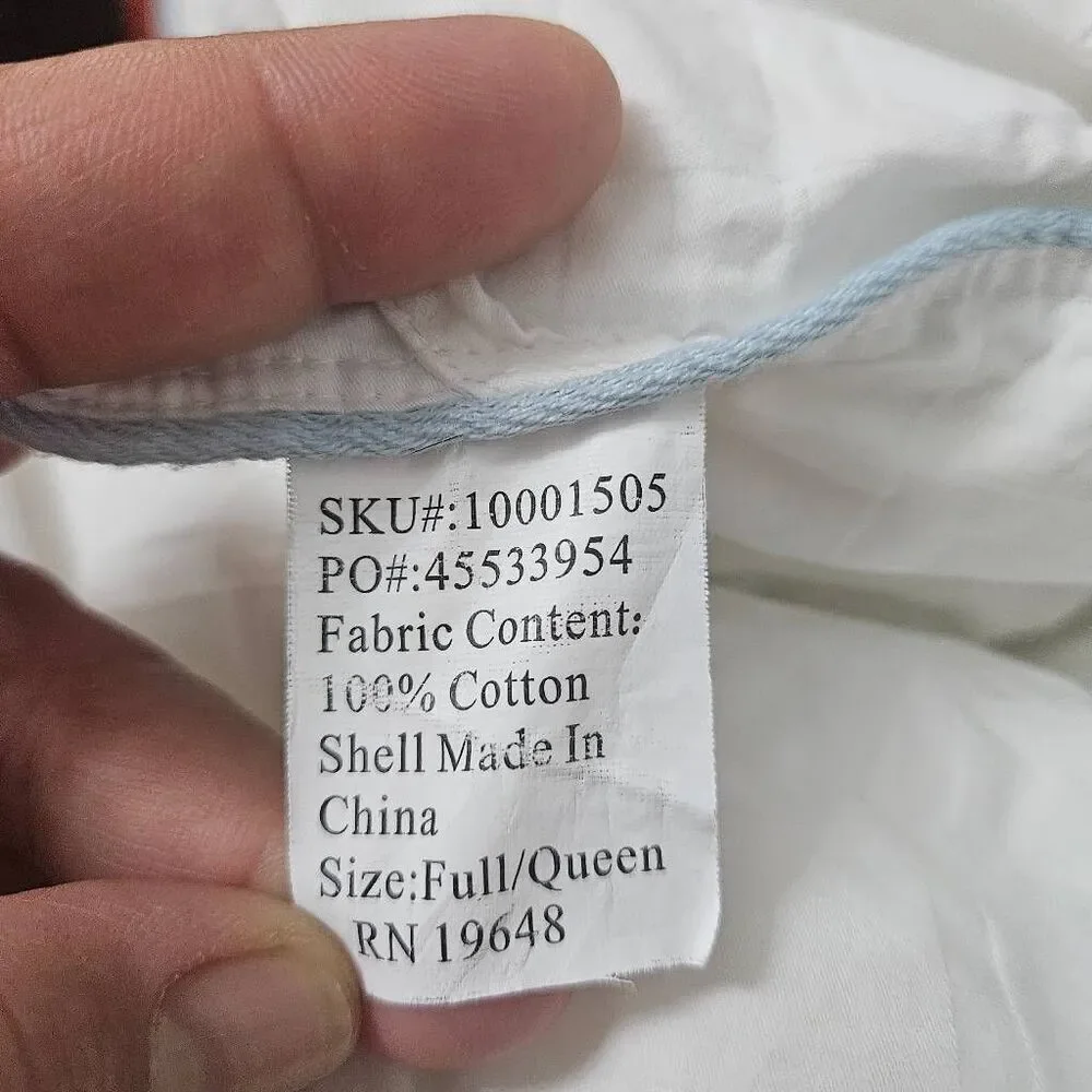 West elm duvet insert full/queen size