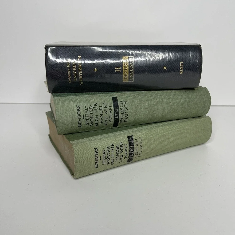 Schoffler - Weis  English - Deutsch Taschenworterbuch Dictionarys‎ Wirtschaft