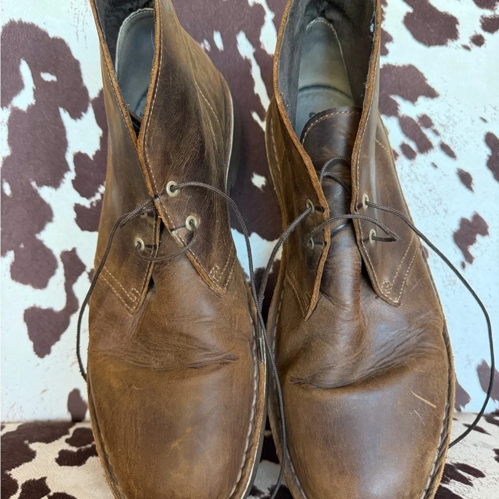 Clarks brown leather