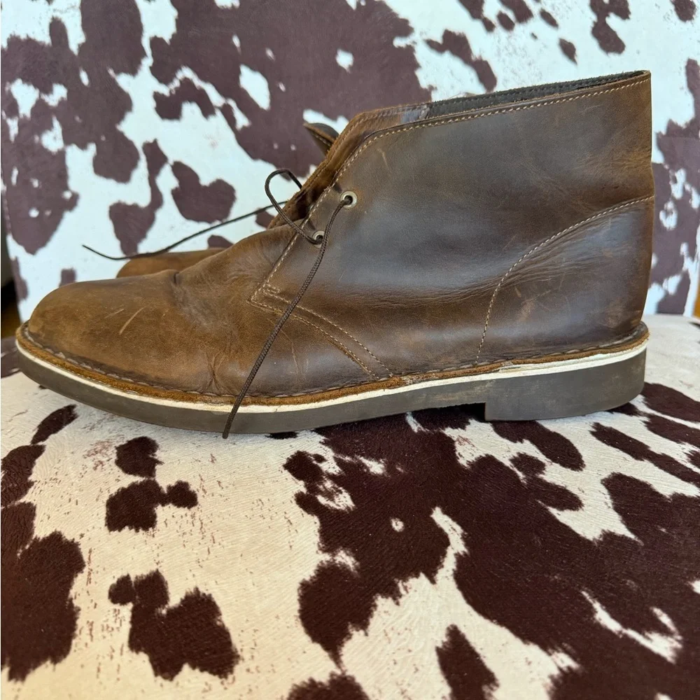 Clarks brown leather