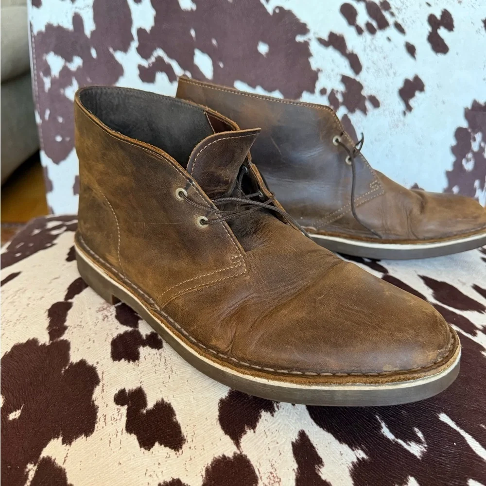 Clarks brown leather
