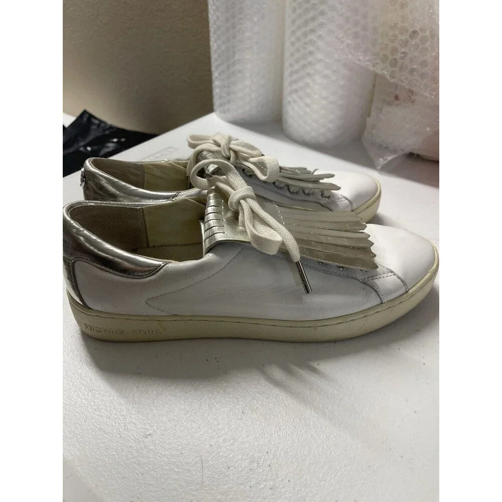 Michael Kors Keaton Kiltie Two Tone Sneakers 8.5