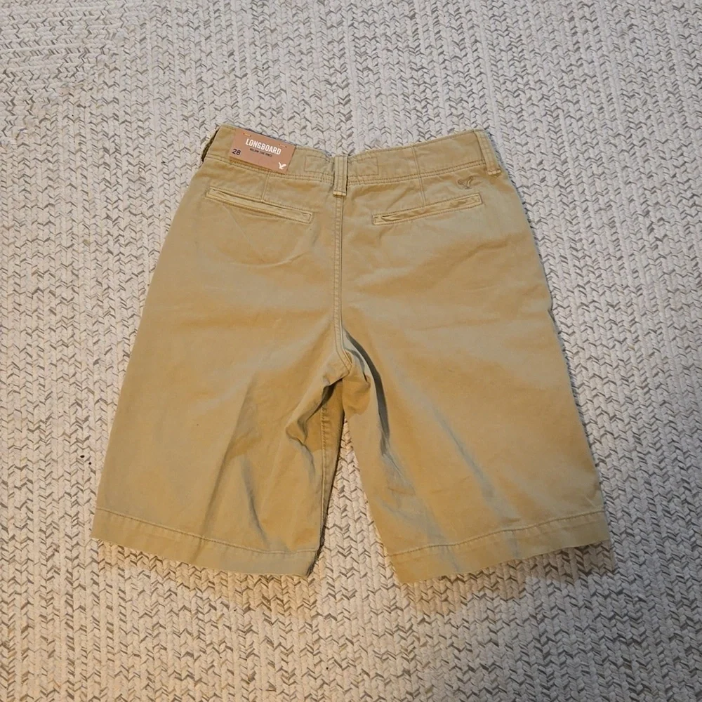 NWT American Eagle Khaki Longboard Shorts