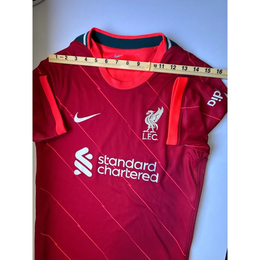 Nike Liverpool FC Soccer Jersey 2021 22 Home Red Small Dri Fit Shirt