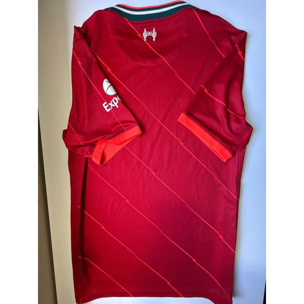 Nike Liverpool FC Soccer Jersey 2021 22 Home Red Small Dri Fit Shirt