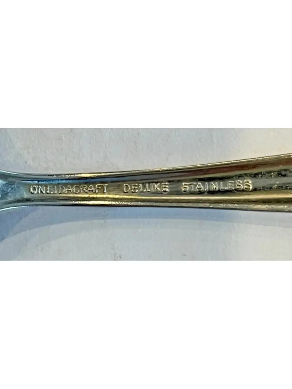 Oneidacraft Deluxe Textura VTG Stainless Misc Bundle of 4 Serving pcs 2473.2