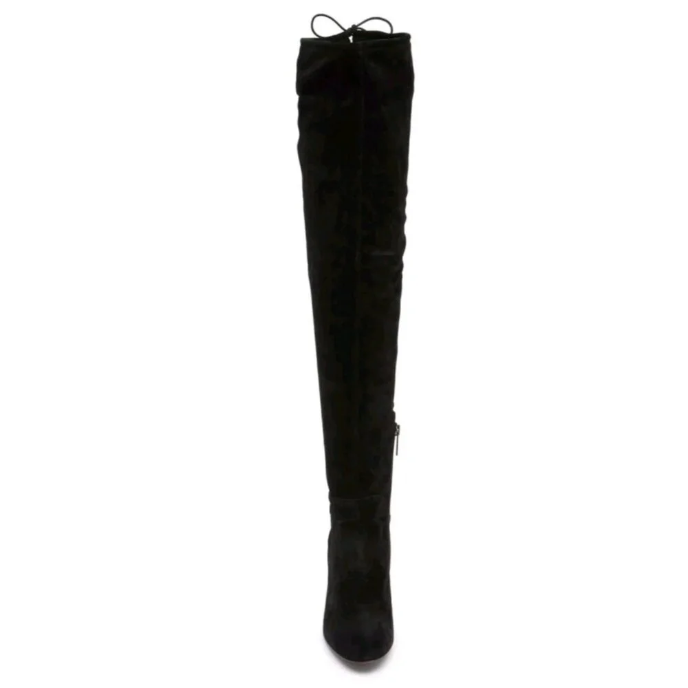 Aquatalia black suede
