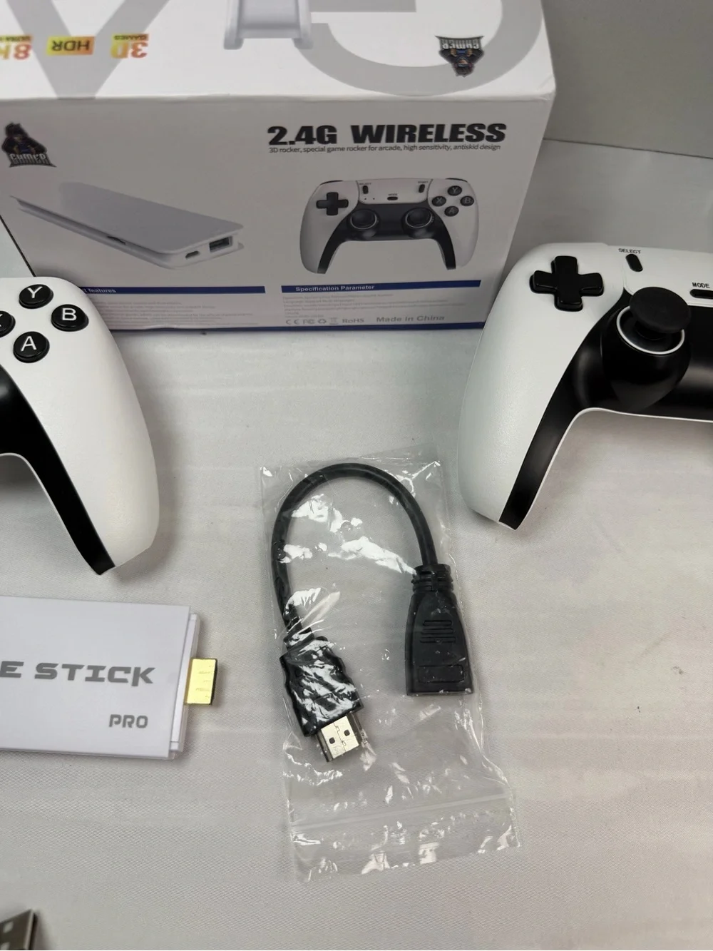 M15 Retro Game Stick, 4K HDMI Output & Wireless Controller